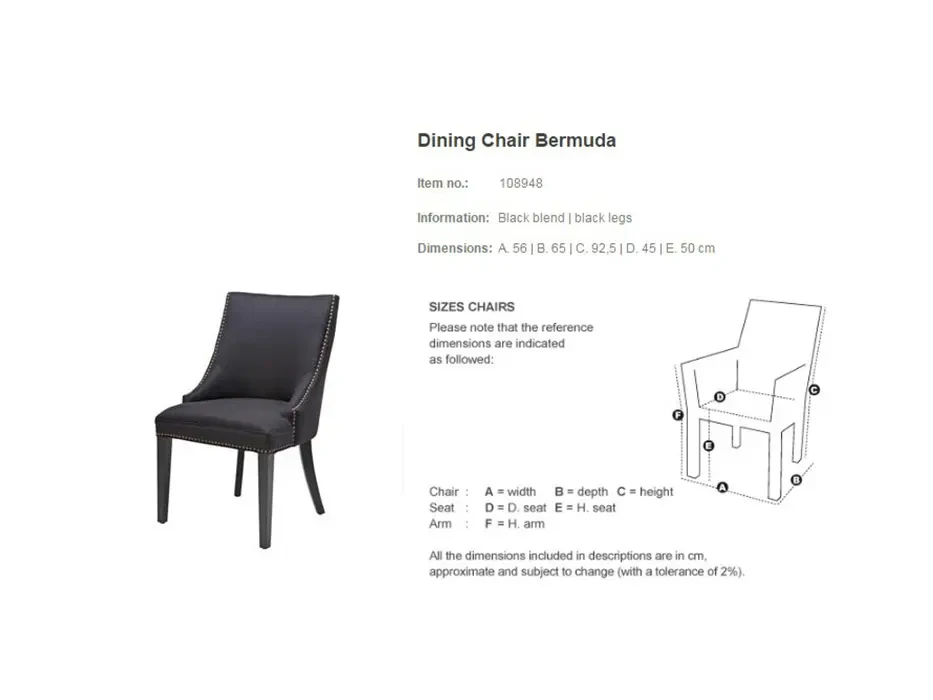 Обеденный стул Bermuda 675965  - фото 4