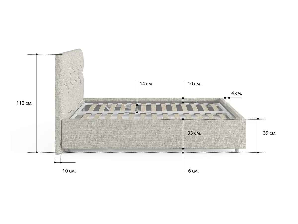 Кровать Bari 200x200 678541  - фото 3