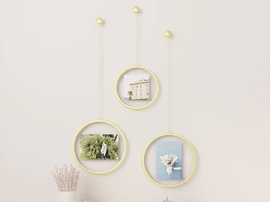 Набор из 3 подвесных фоторамок Fotochain 465885  - фото 4