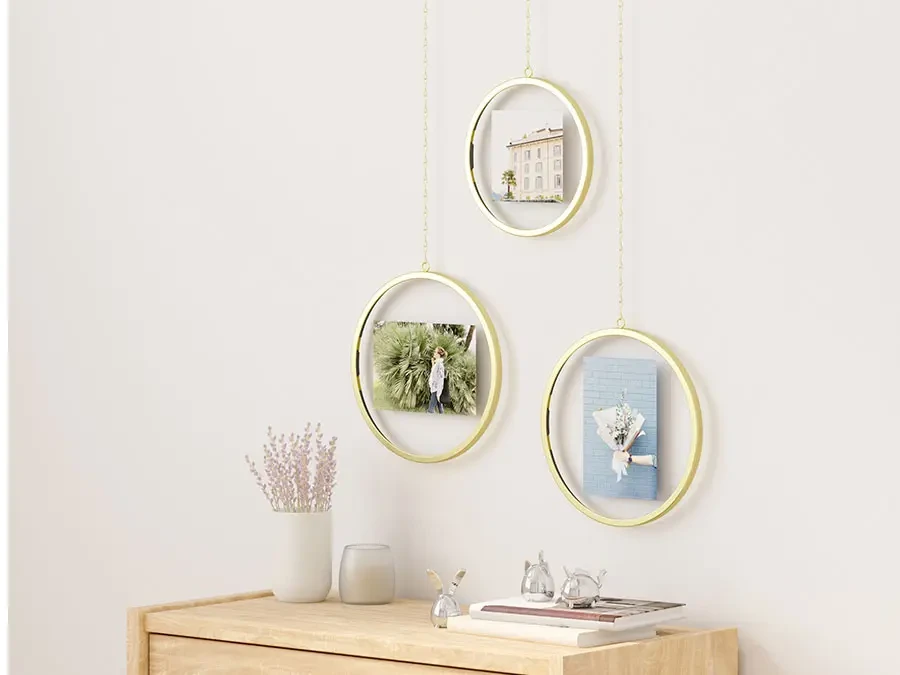 Набор из 3 подвесных фоторамок Fotochain 465885  - фото 3