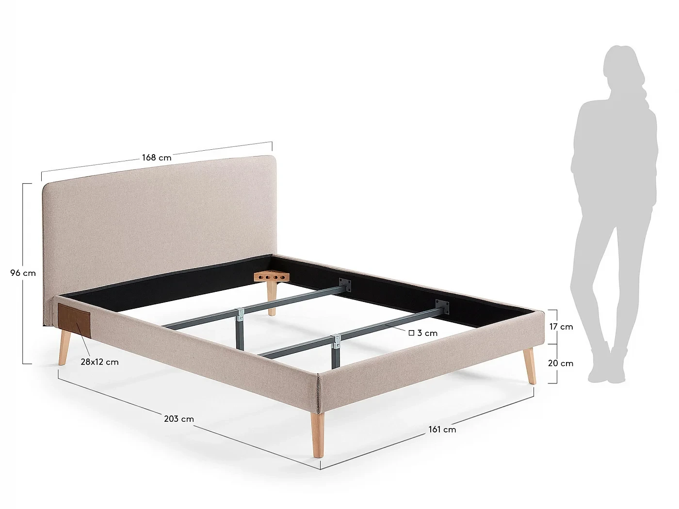 Кровать Lydia 599783  - фото 9