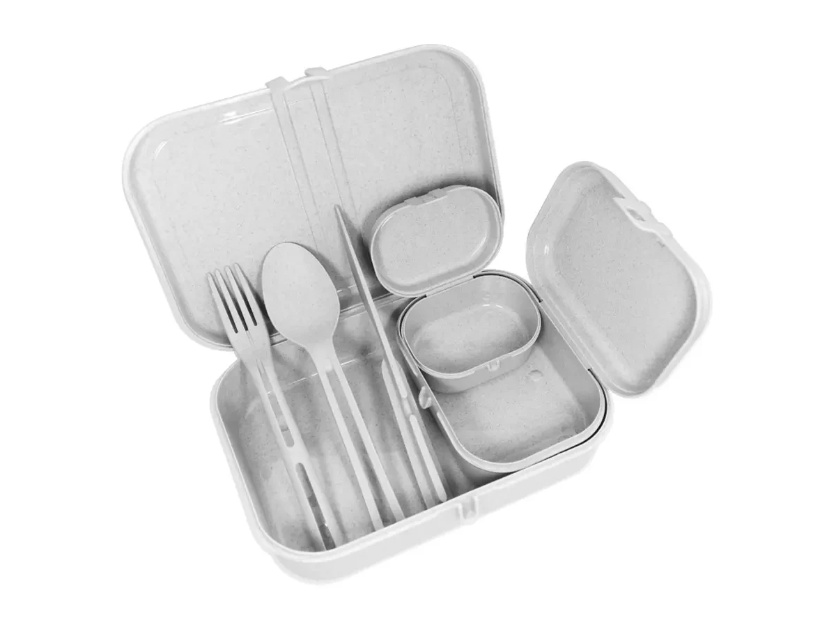 Набор ланч-боксов с приборами Pascal Organic 466324  - фото 3