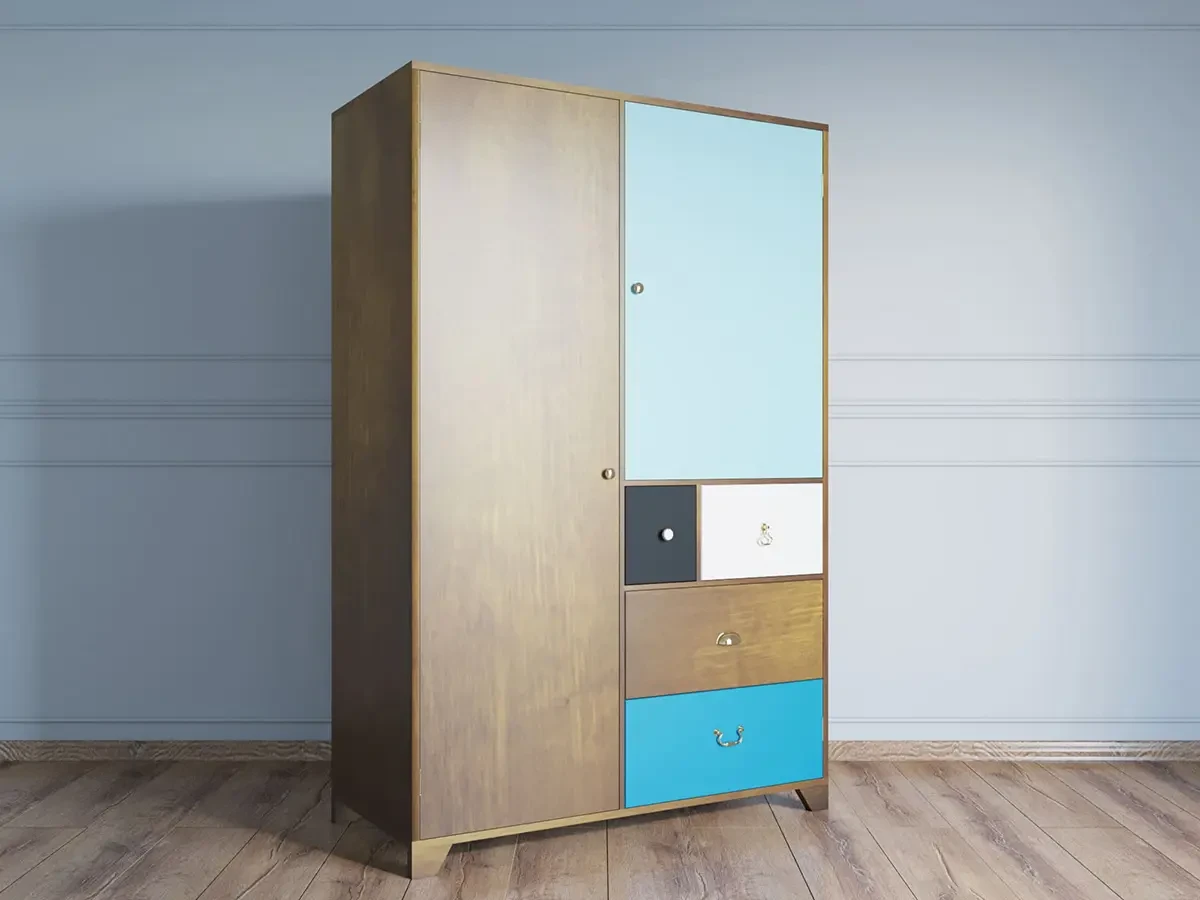 Шкаф Aquarelle двухстворчатый 466985  - фото 3