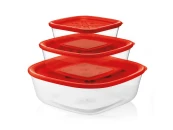 Набор из 3-х контейнеров Forme Casa