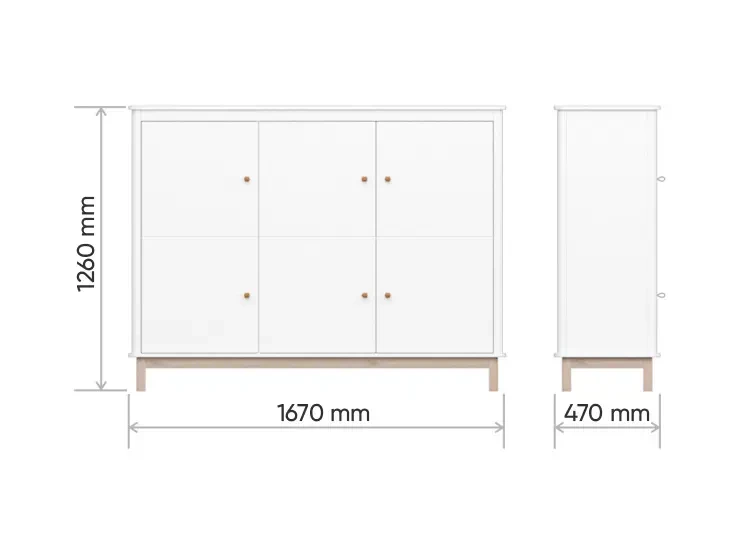 Шкаф Classic низкий 468339  - фото 4