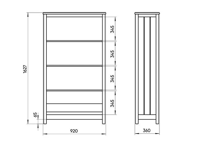 Стеллаж Wood L 468293  - фото 3
