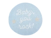 Ковер с надписью Baby, you rock!