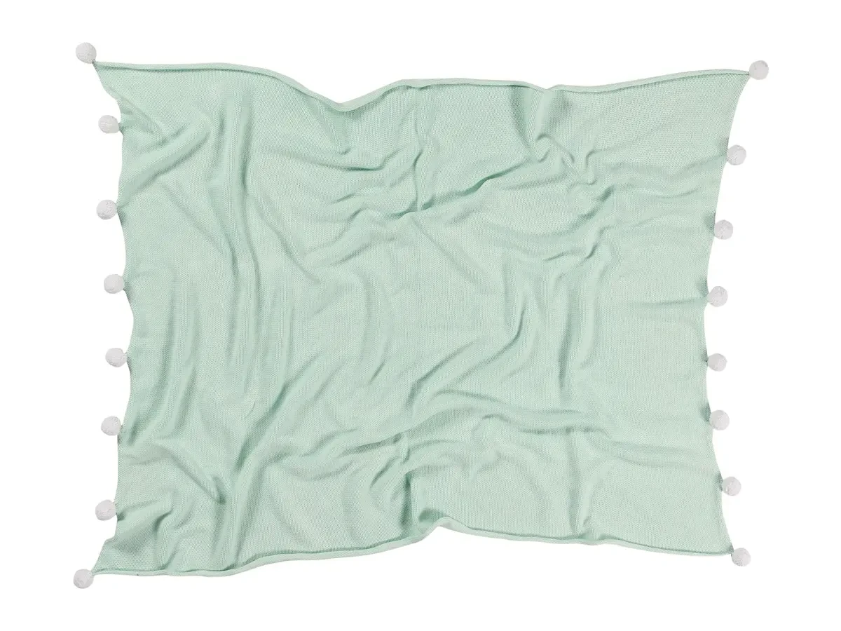 Плед с помпонами 100х120 468769