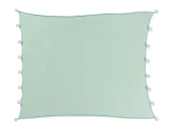 Плед с помпонами 100х120