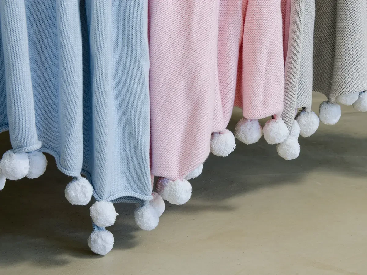 Плед с помпонами 100х120 468770  - фото 6