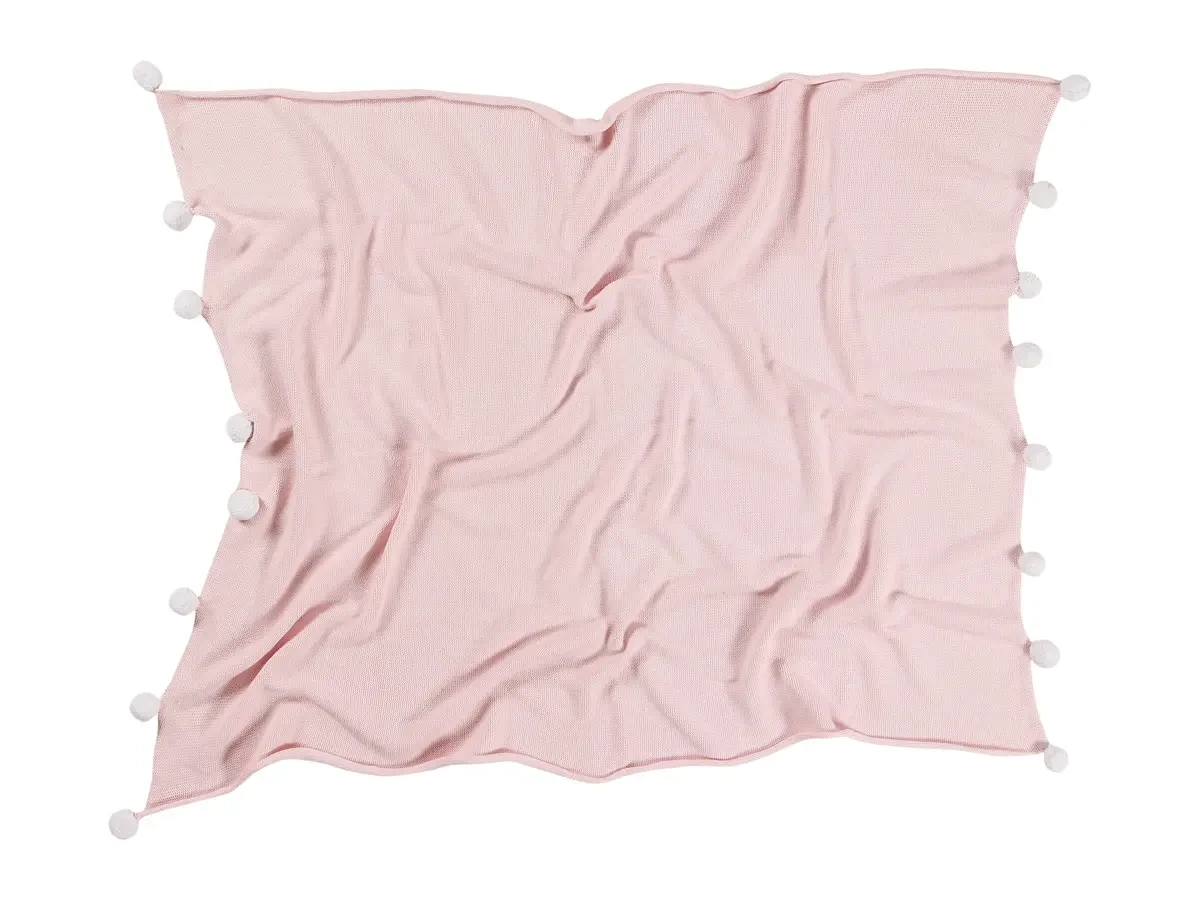 Плед с помпонами 100х120 468770