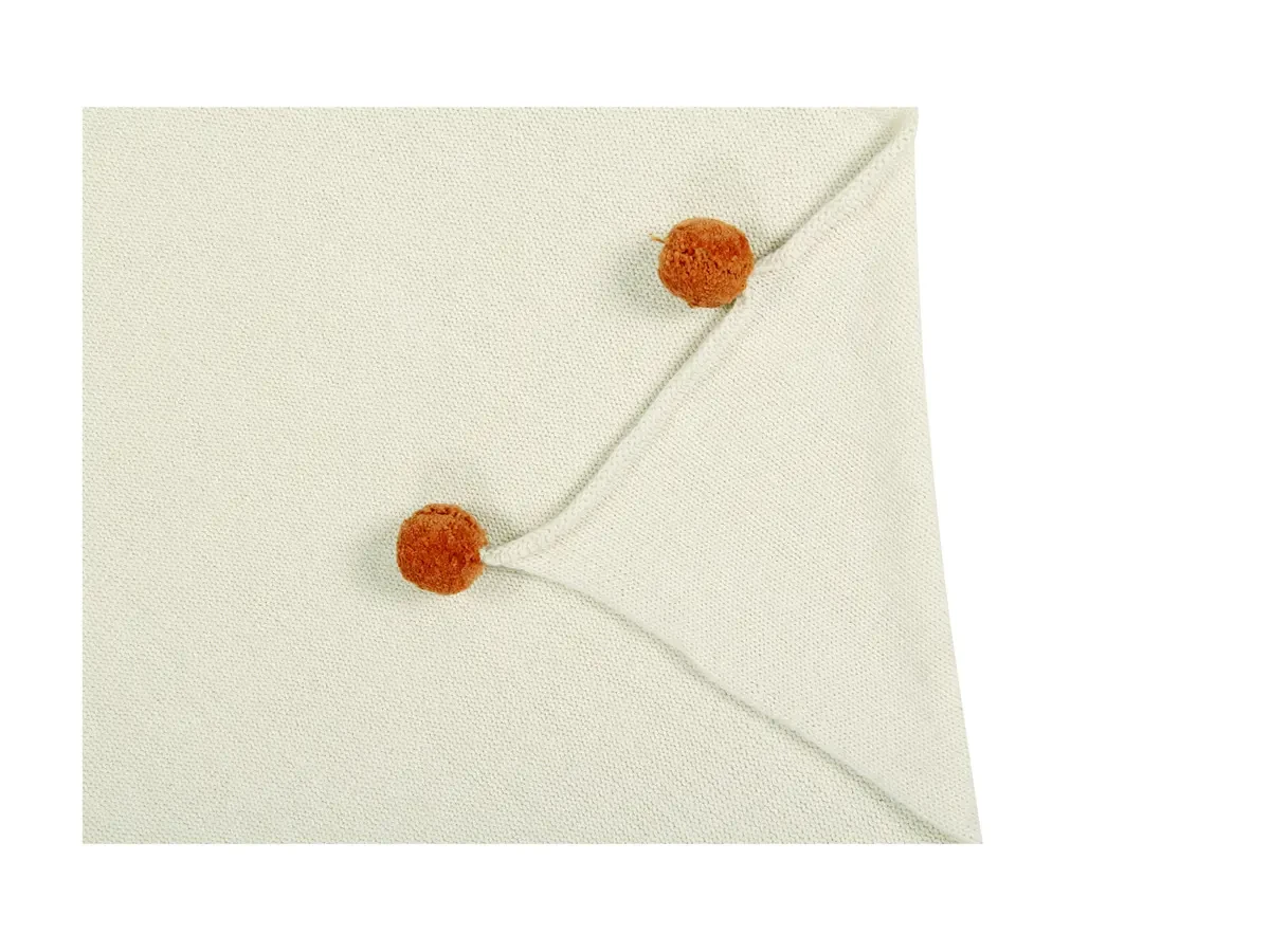 Плед с помпонами 120х180 468728  - фото 5