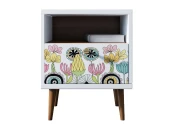 Тумбочка Berber прикроватная, принт 3