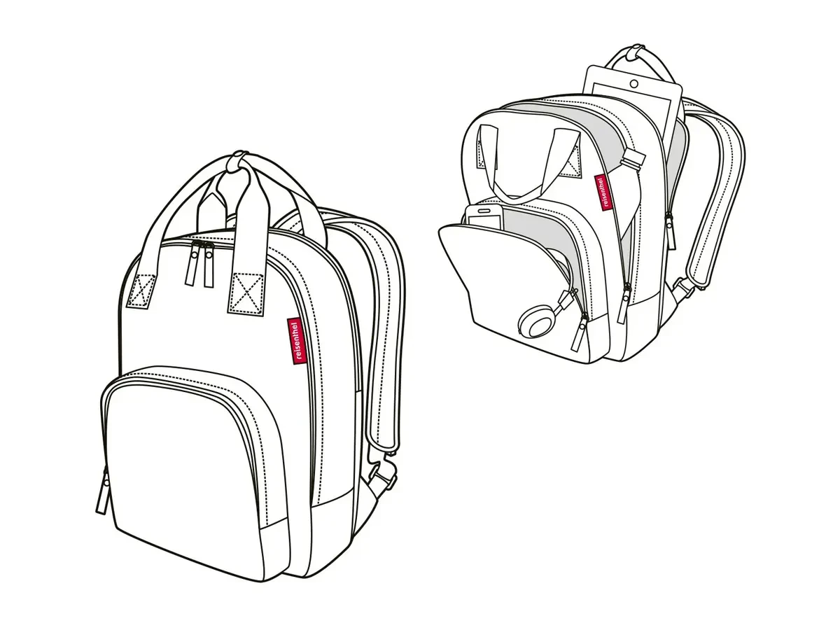 Рюкзак Easyfitbag glencheck 469457  - фото 4