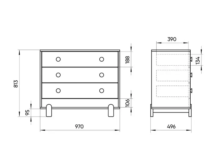 Комод Ice-cream 693608  - фото 3