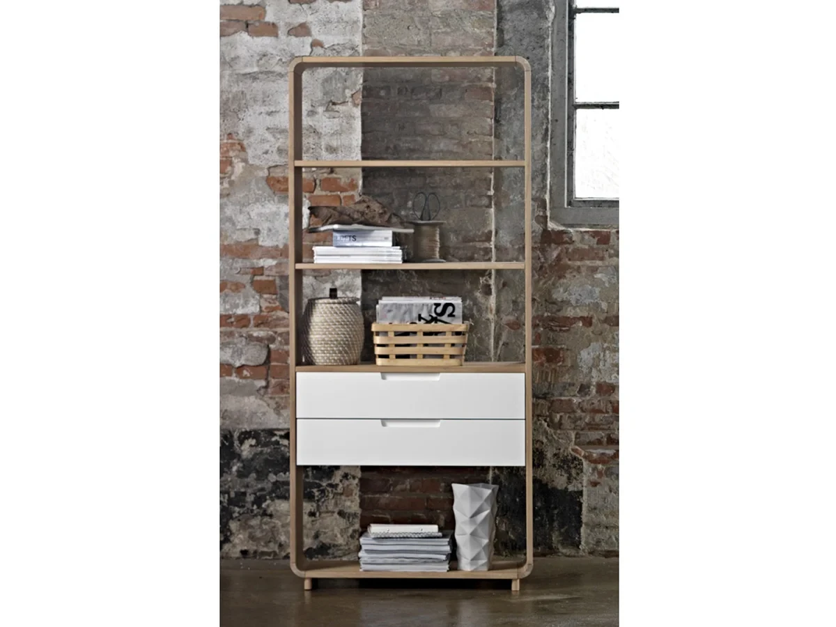 Шкаф книжный Unique Furniture Amalfi 583396  - фото 2