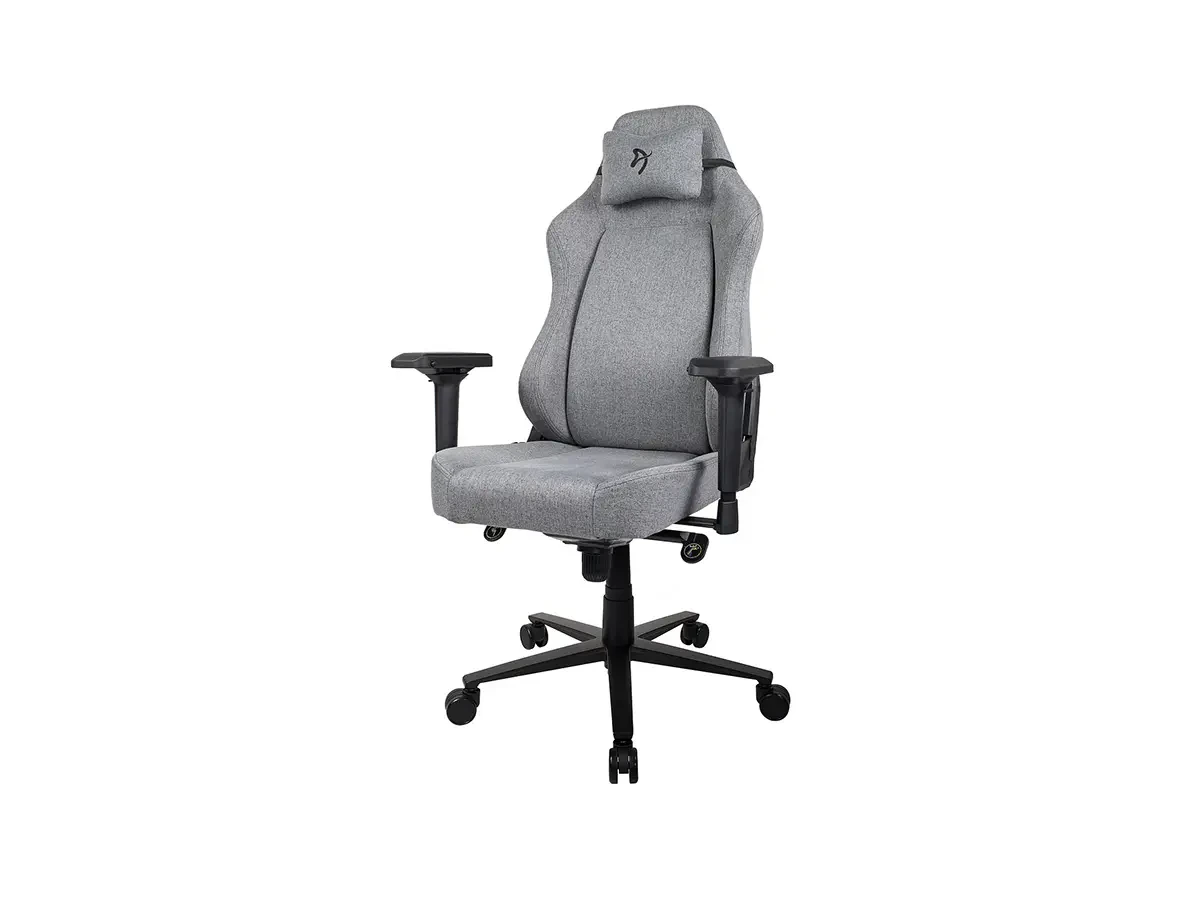 Компьютерное кресло Arozzi Primo Woven Fabric - Grey - Black logo 694297