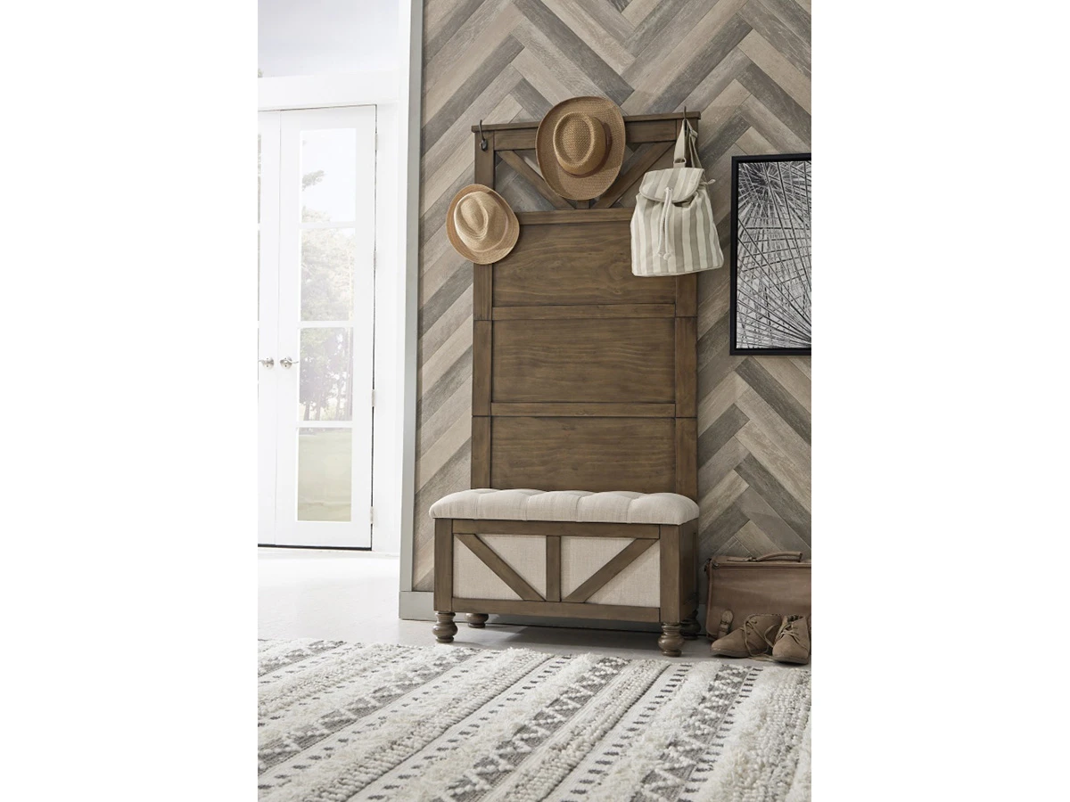 Скамья A3000 A3000218 Brickwell с вешалкой 695540  - фото 3