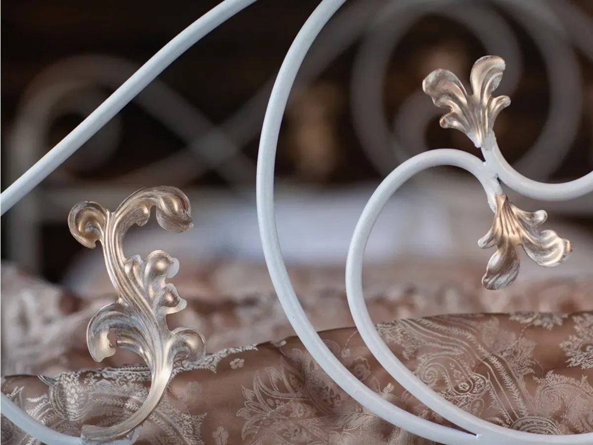 Кованая кровать Венеция 1.8 с двумя спинками 695630  - фото 4