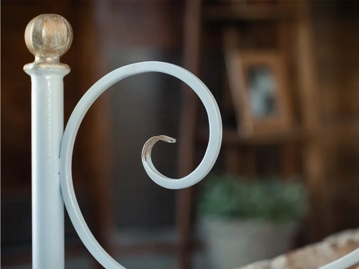 Кованая кровать Верона 1.6 с двумя спинками 695642  - фото 2