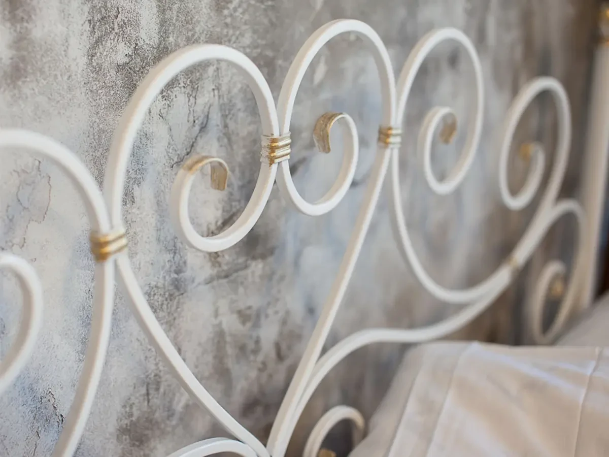 Кованая кровать Кармен 1.4 с двумя спинками 695669  - фото 3