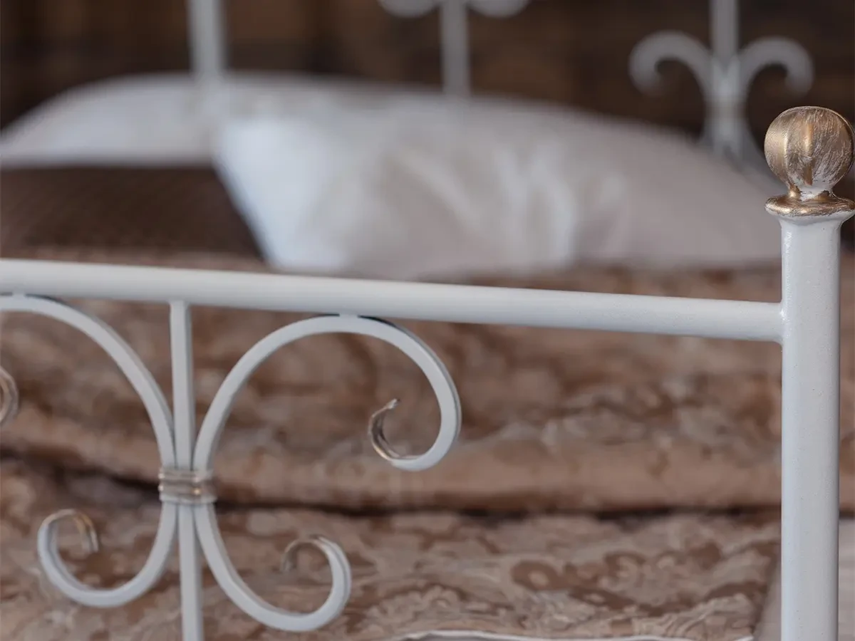 Кованая кровать Симона 1.8 с двумя спинками 695718  - фото 4