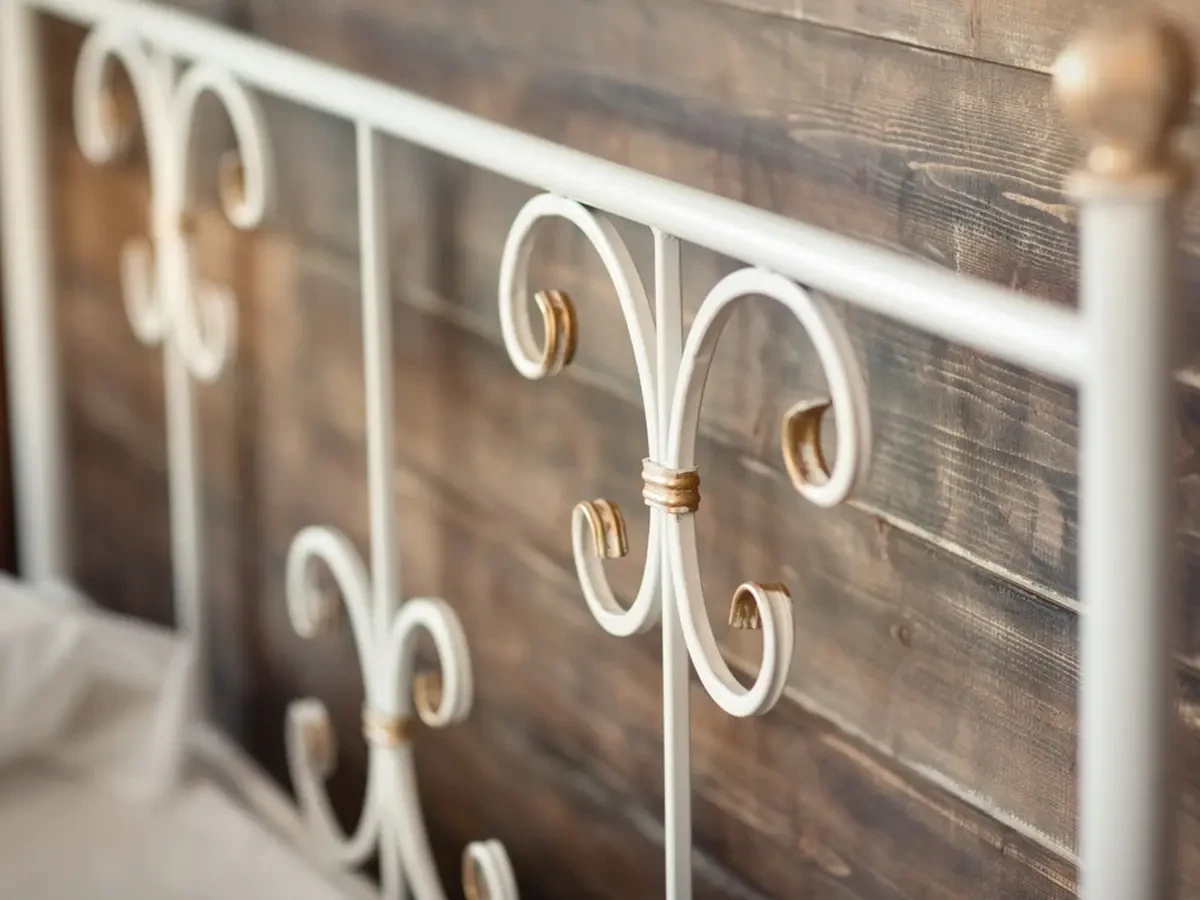 Кованая кровать Симона 1.8 с двумя спинками 695718  - фото 2