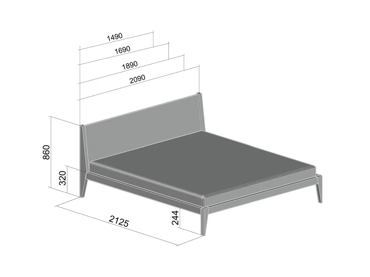Кровать Fly 200х200 470862  - фото 5