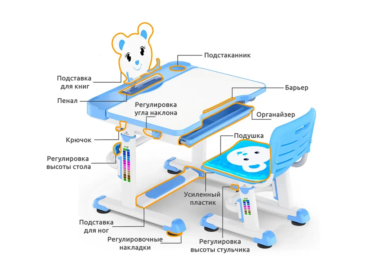 Комплект Mealux BD-04 New Teddy 471938