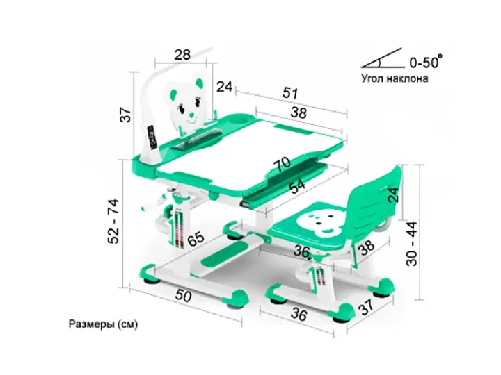 Комплект Mealux BD-04 New Teddy (с лампой) 472008  - фото 4