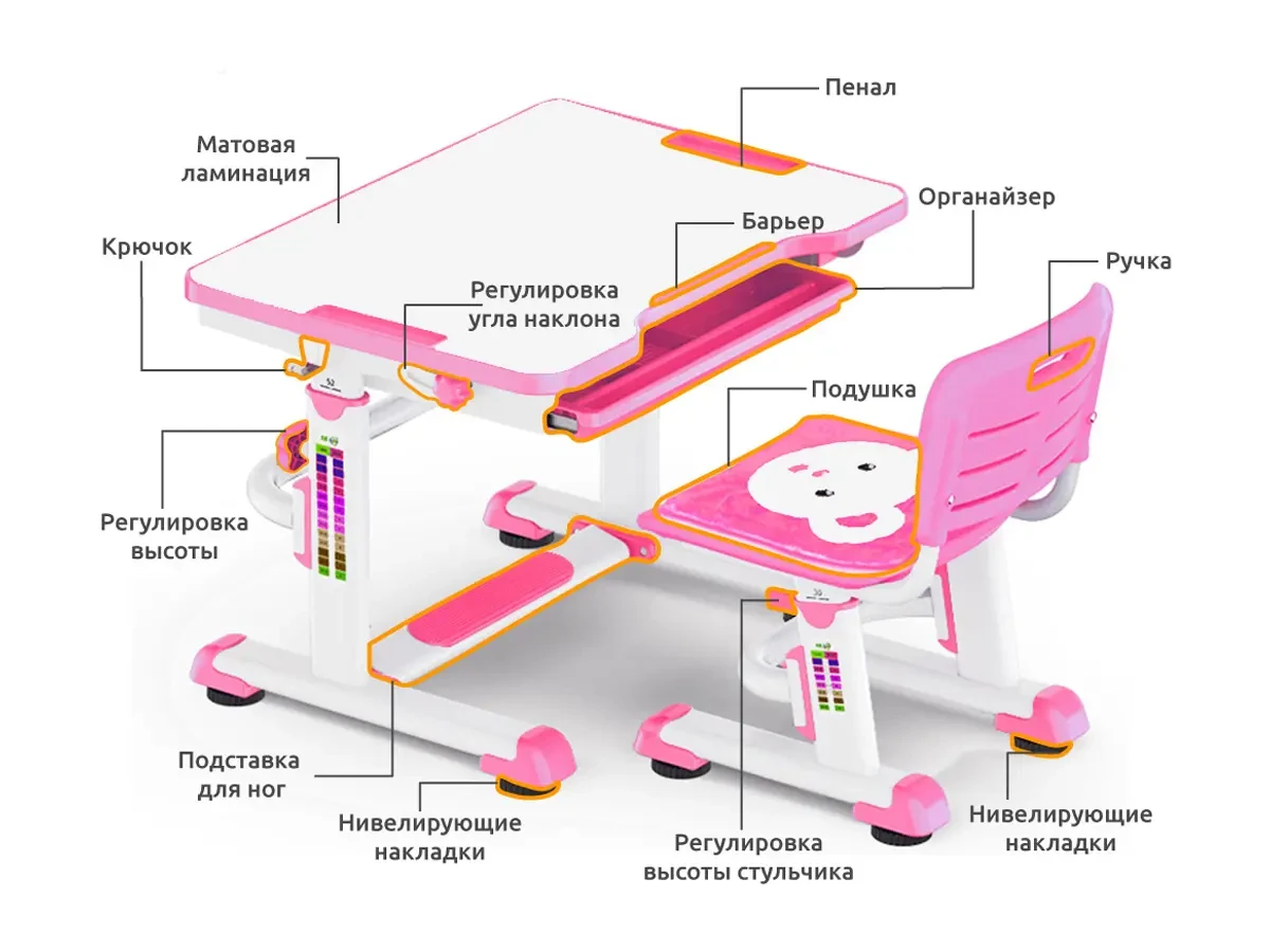 Комплект Mealux BD-08 Teddy 472085