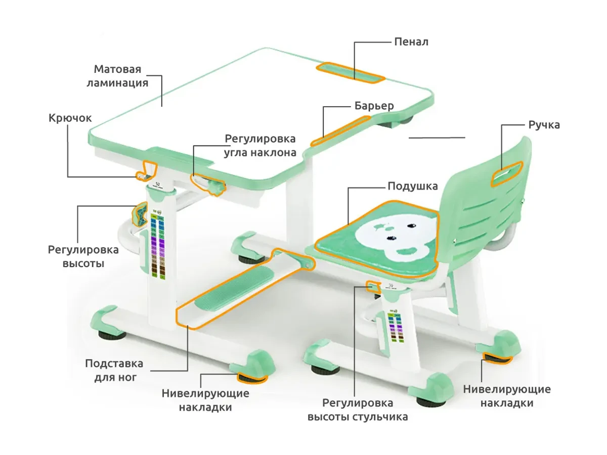 Комплект Mealux BD-09 Teddy 472111