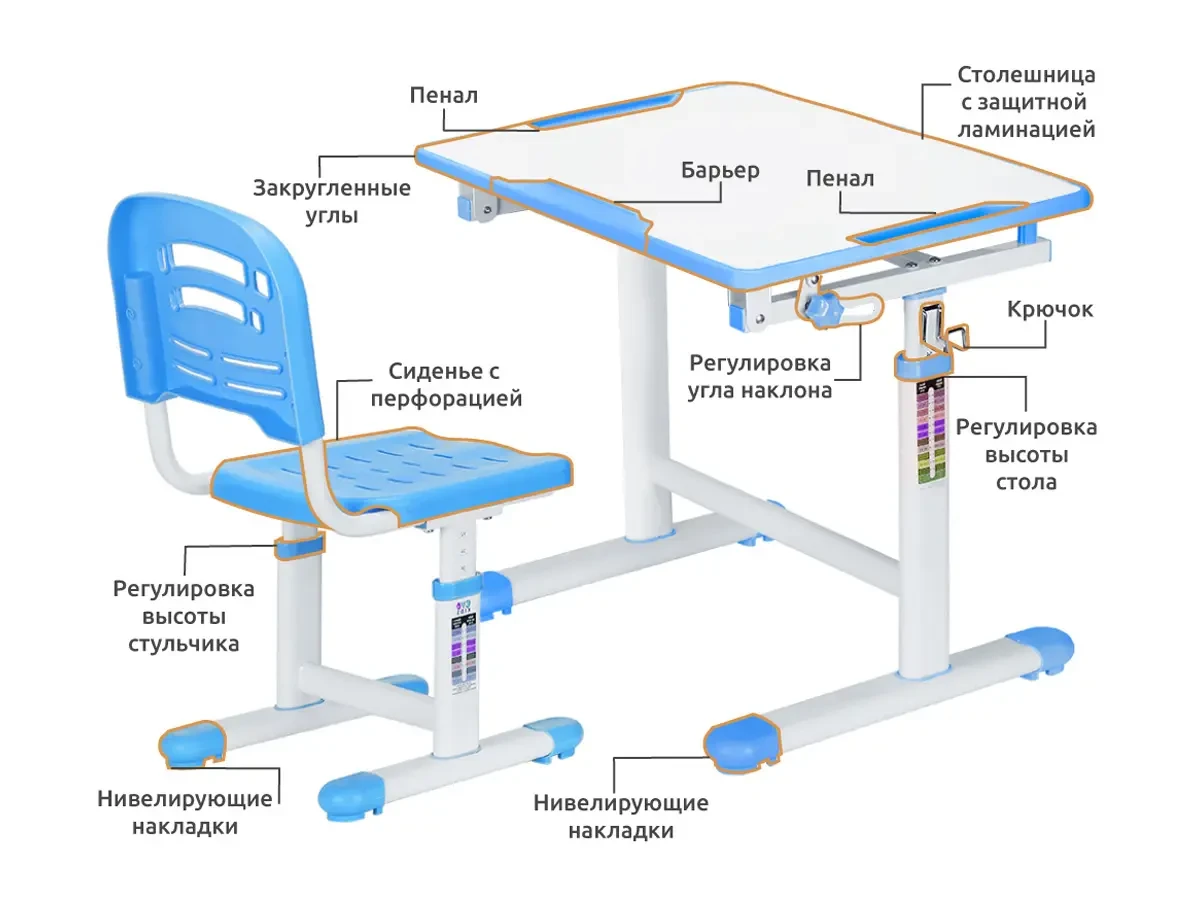 Парта пластик. Парта Mealux EVO. Стол EVO Mealux.