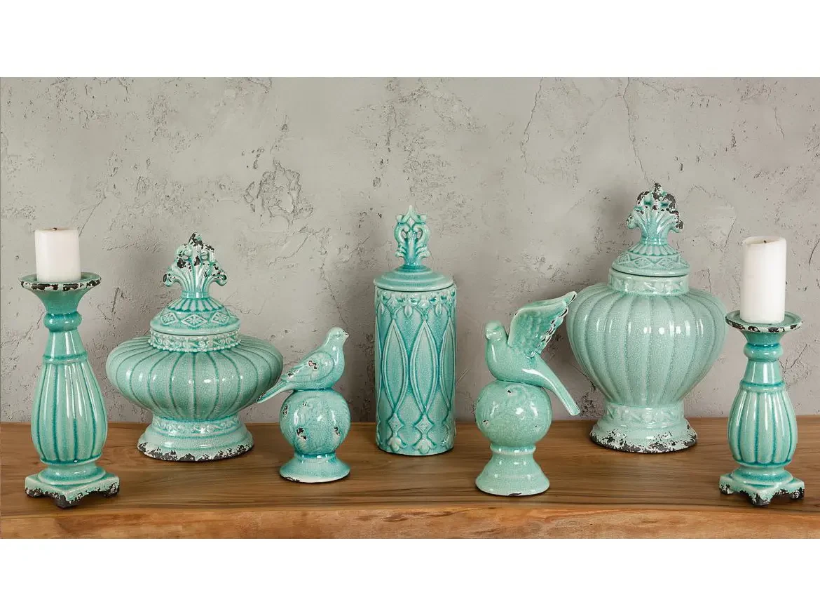 Статуэтка декоративная Голубая птаха 700219  - фото 3