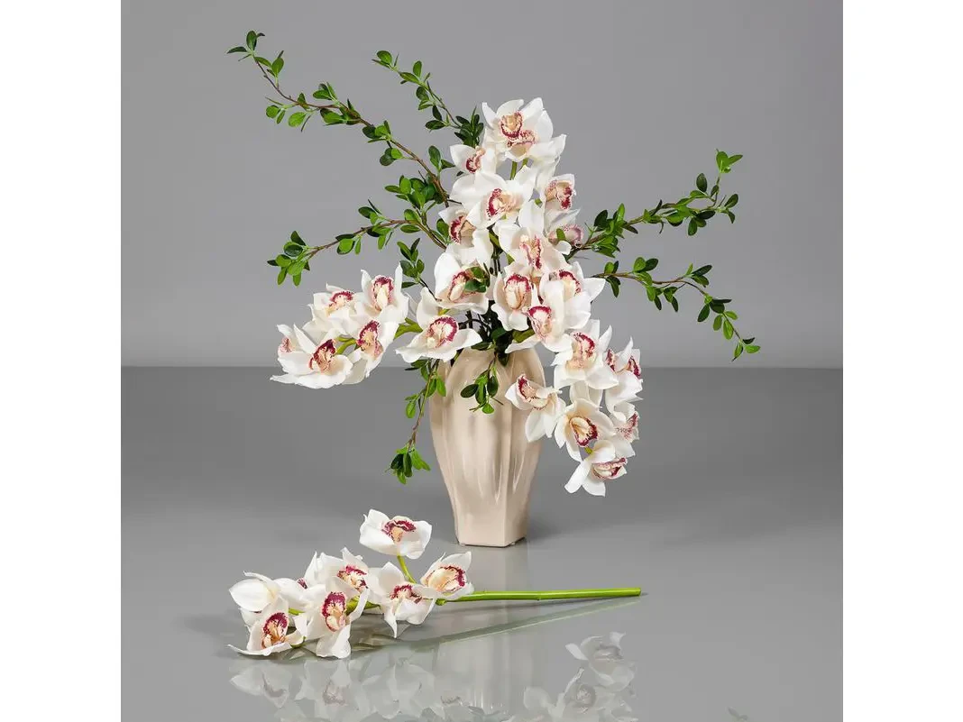 Орхидея Цимбидиум бело-розовая 700301