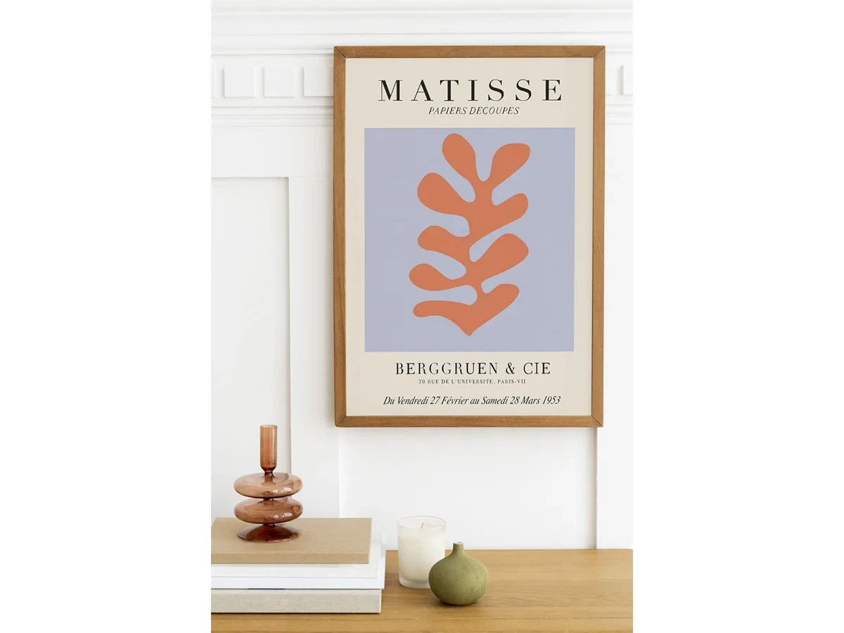 Постер MATISSE PAPIERS DECOUPES CORAL - 50x70 см 703753  - фото 3