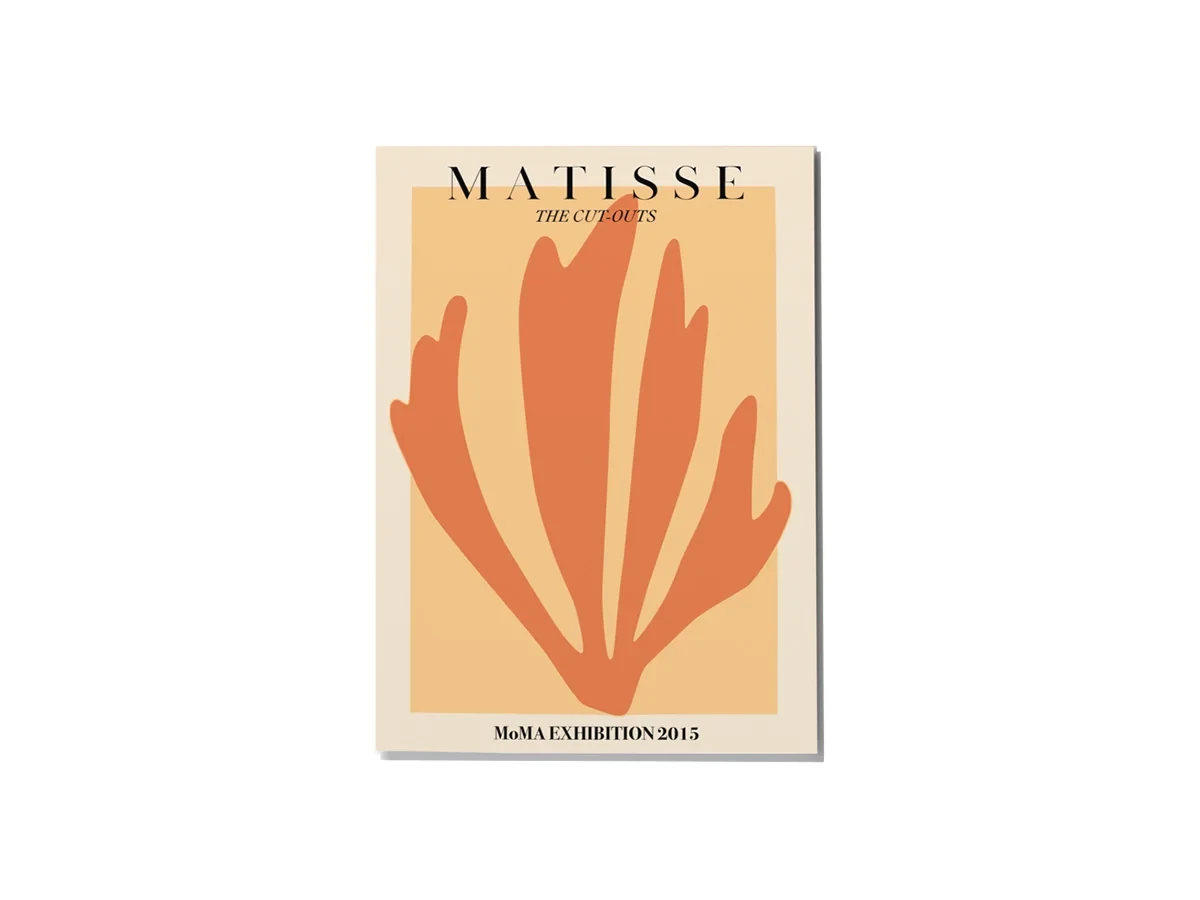 Постер MATISSE CUT-OUTS ORANGE - 21x30 см 703810  - фото 1