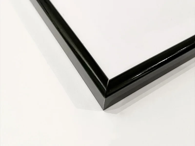 Черная рамка из алюминия ROUNDED 9 - 100х100 см 704161  - фото 4