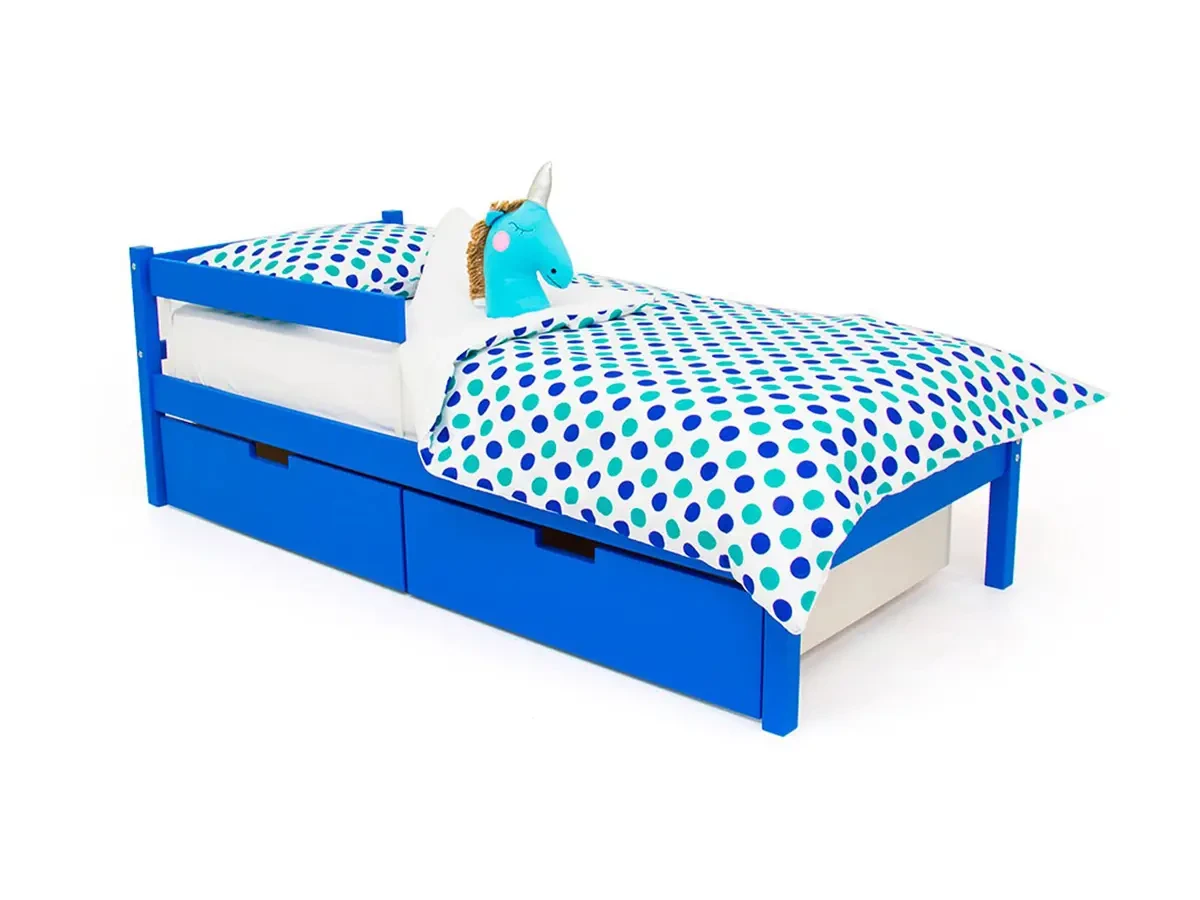 Детская кровать Svogen classic синий 518203