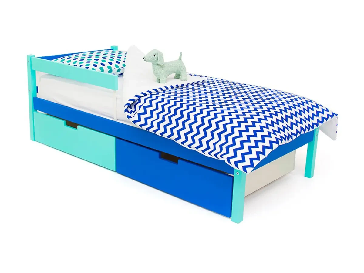 Детская кровать Svogen classic мятно-синий 518210  - фото 1