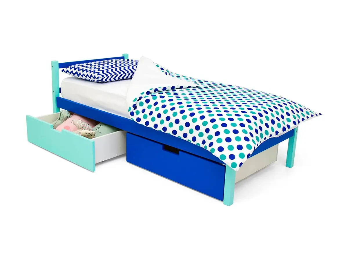 Детская кровать Svogen classic мятно-синий 518210  - фото 5