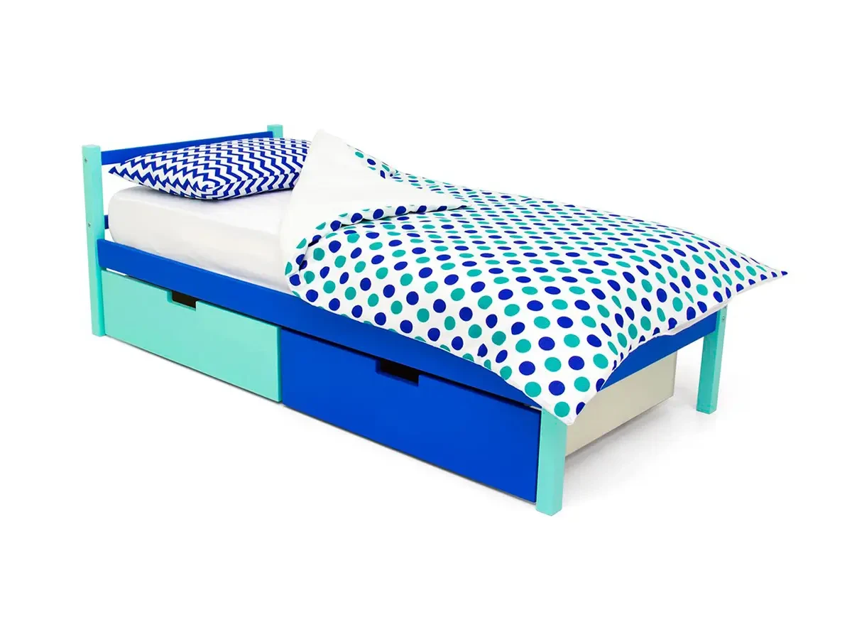 Детская кровать Svogen classic мятно-синий 518210  - фото 4