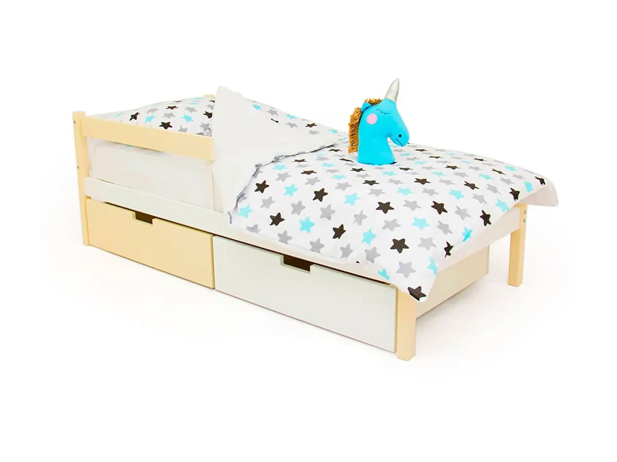 Детская кровать Svogen classic бежево-белый 518216