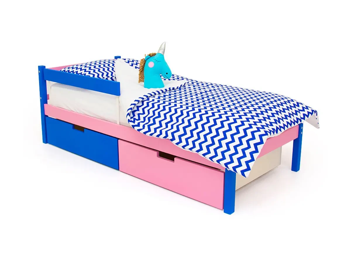 Детская кровать Svogen classic синий-лаванда 518215  - фото 1