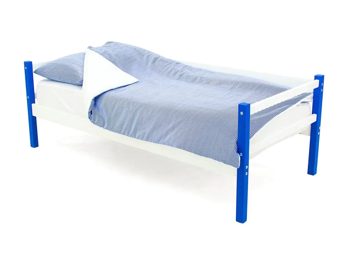 Детская кровать-тахта Svogen сине-белый, 518283