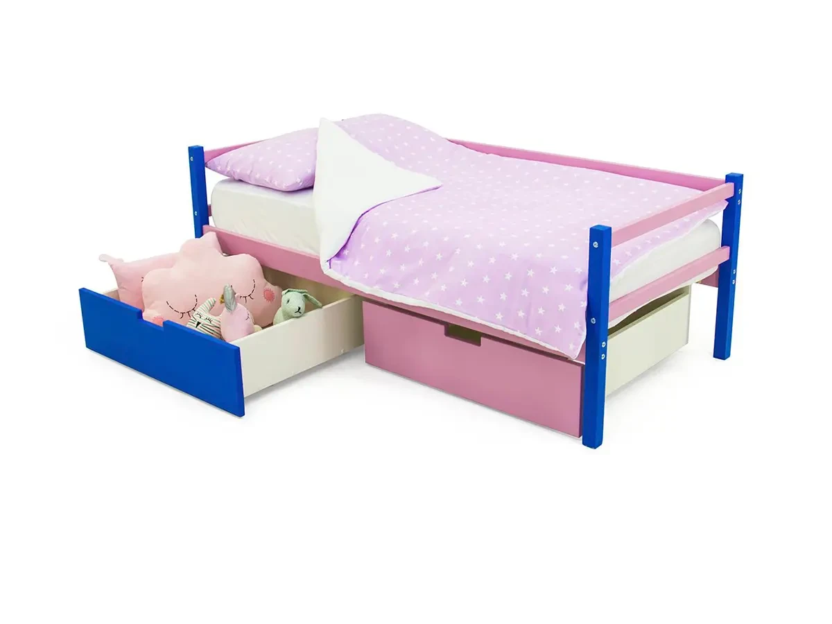 Детская кровать-тахта Svogen синий-лаванда 518284  - фото 5