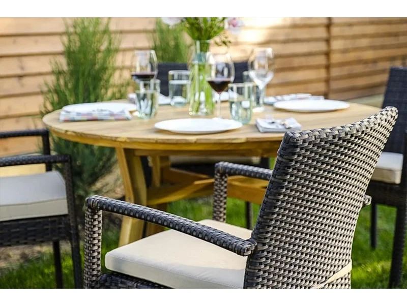 Обеденный комплект MODENA 120 см на 4 персоны со стульями 707008  - фото 4