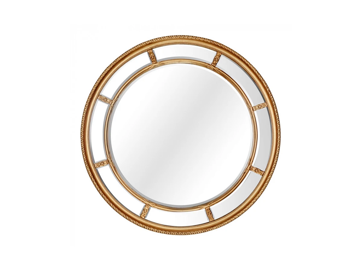 Большое круглое зеркало Prestige Gold 707266