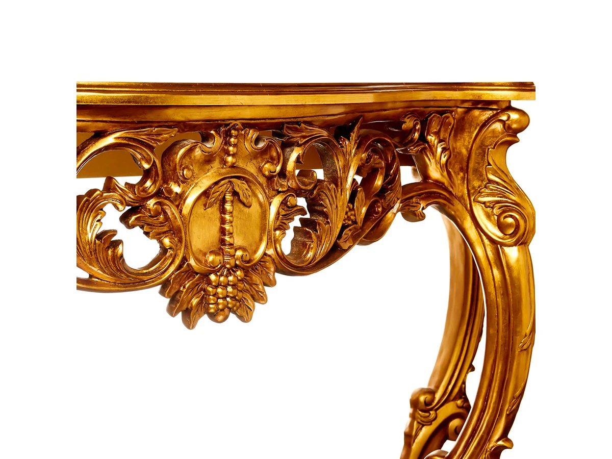 Консоль с деревянной столешницей Queen Gold 707380  - фото 3