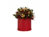 Композиция с лотосами в ярких цветах